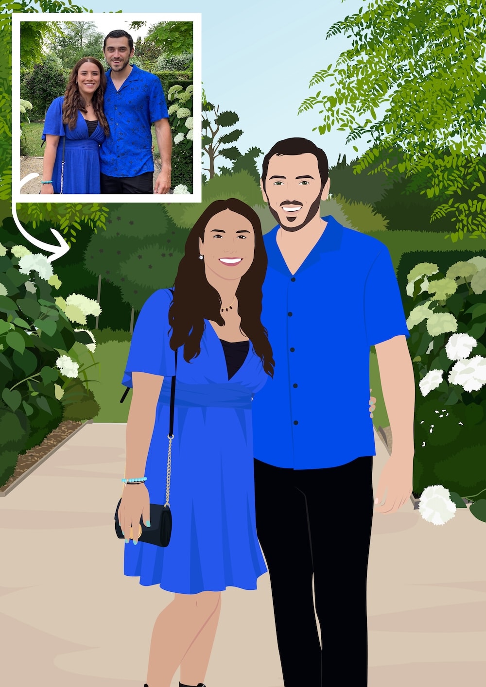 illustration personnalisée en ligne