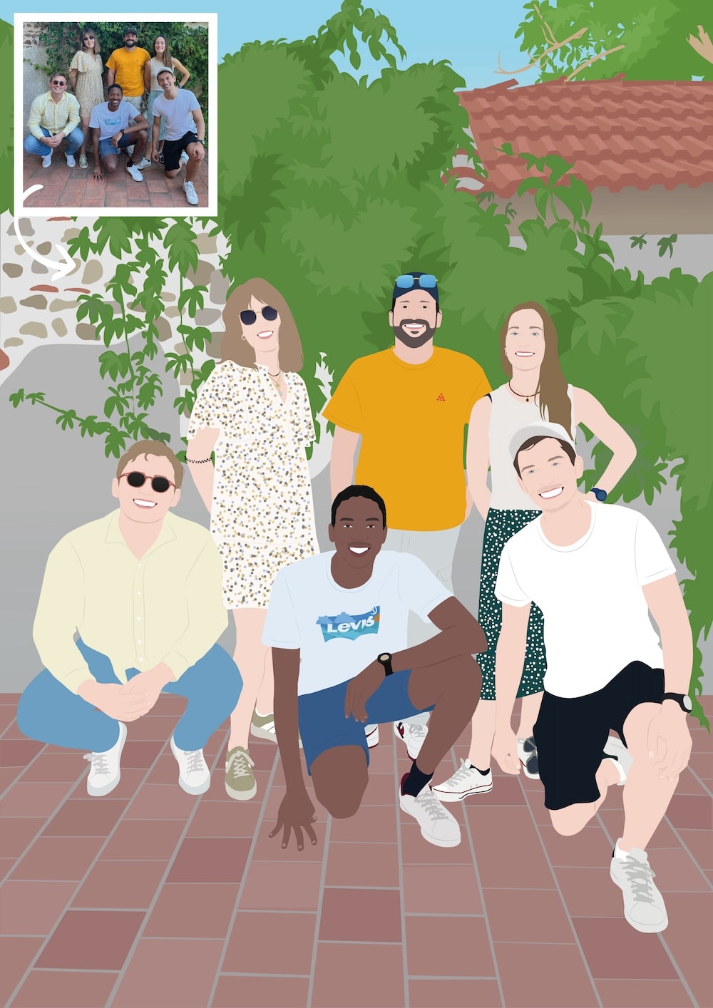 image personnalisée famille