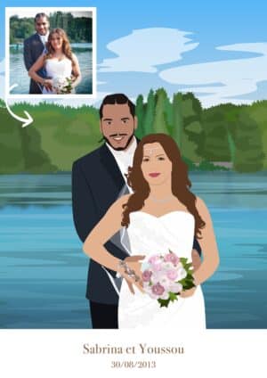 tableau personnalisé couple