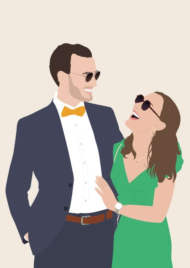 tableau photo personnalisé dessin