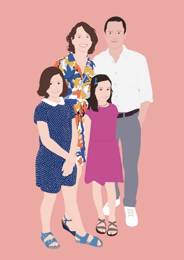 poster famille personnalisé