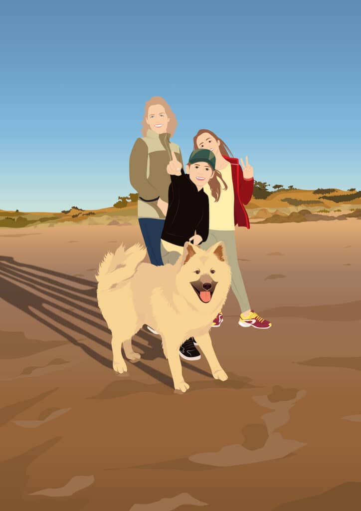 tableau personnalisé famille