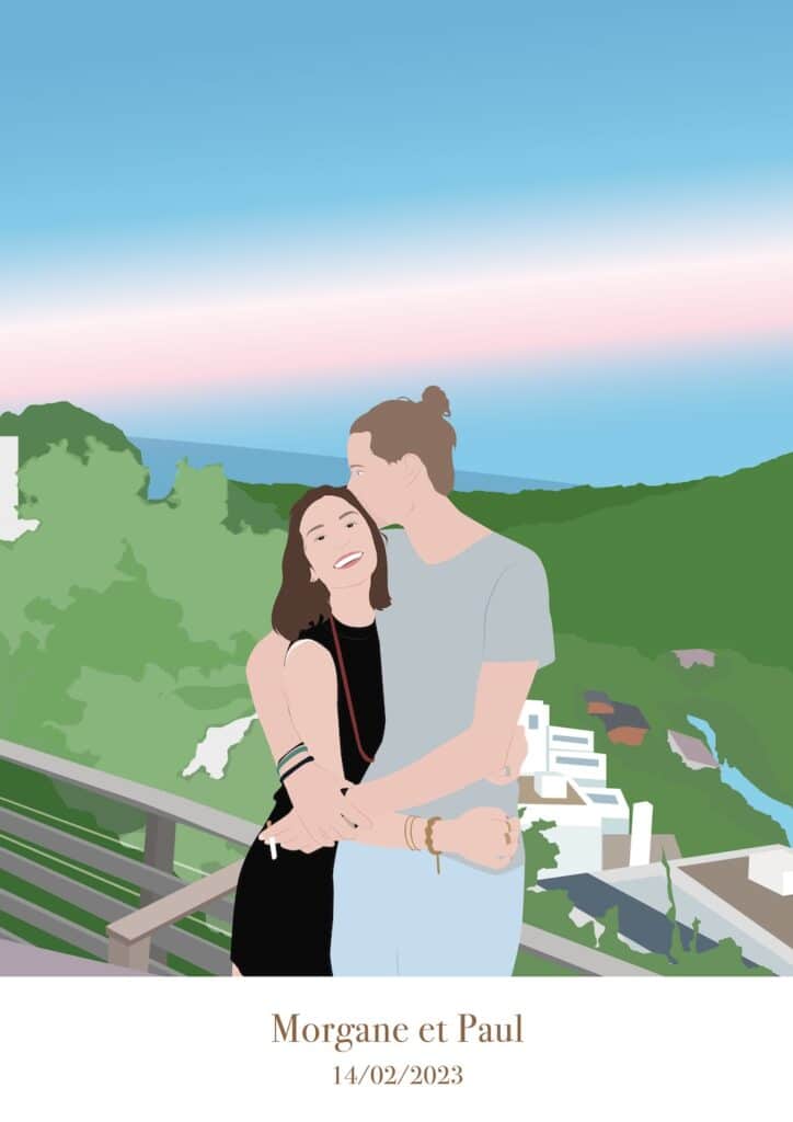 cadeau couple personnalisé