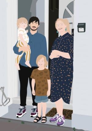 Affiche personnalisée famille, amis...