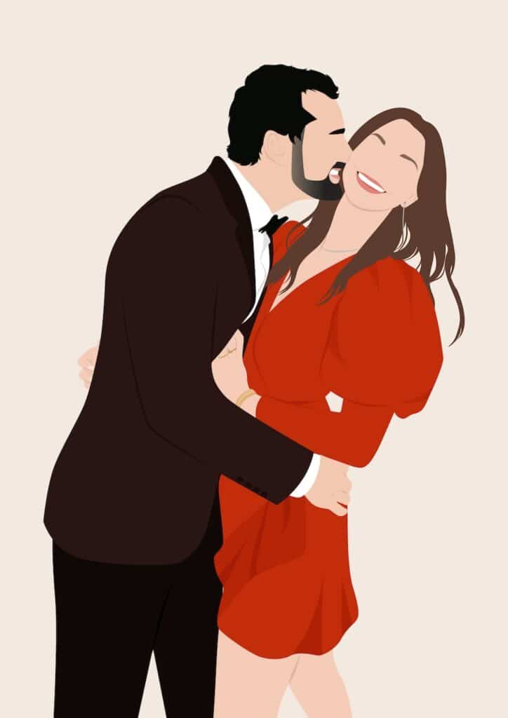 cadre photo couple