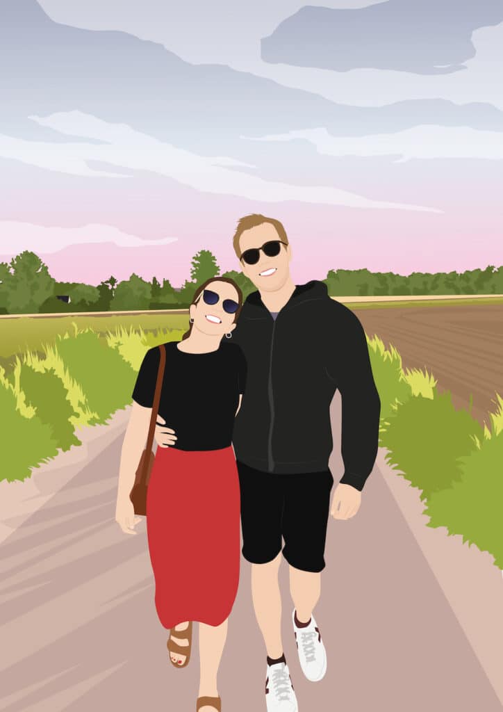 affiche couple amoureux