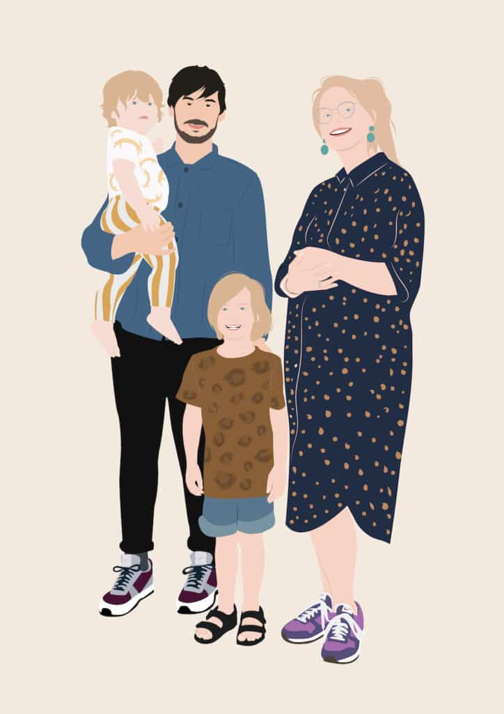 photo dessin famille