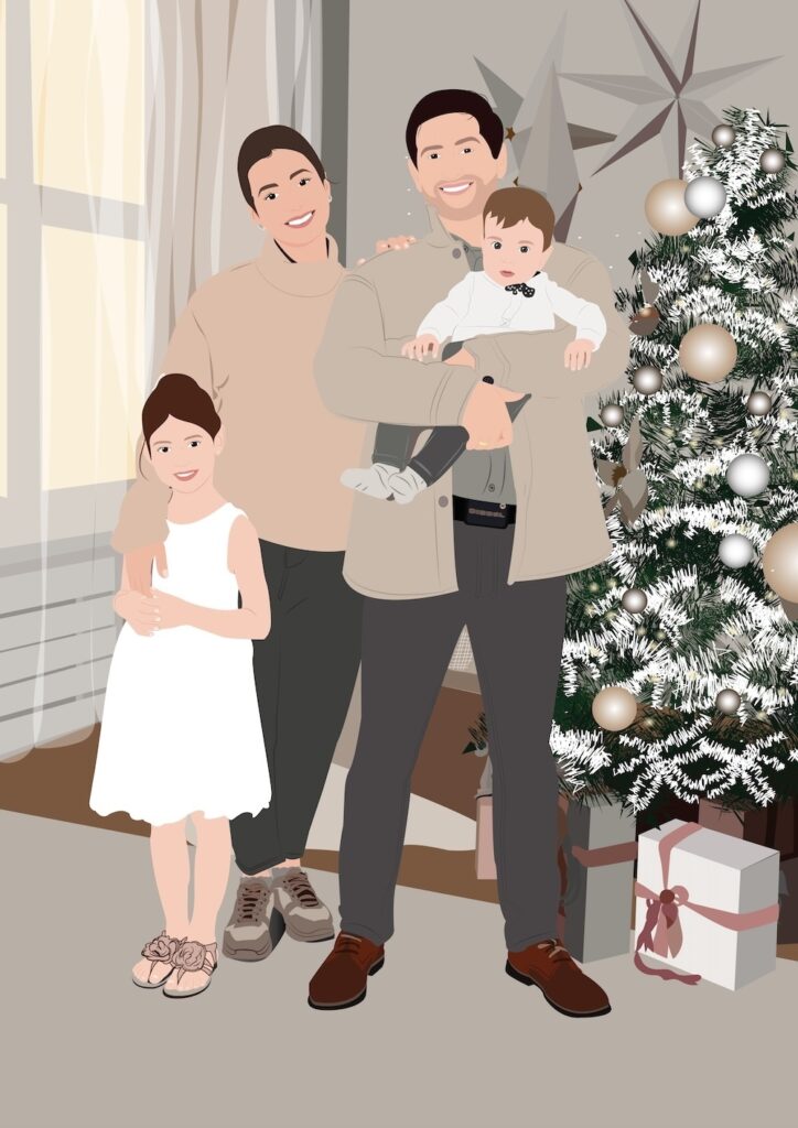 tableau photo famille