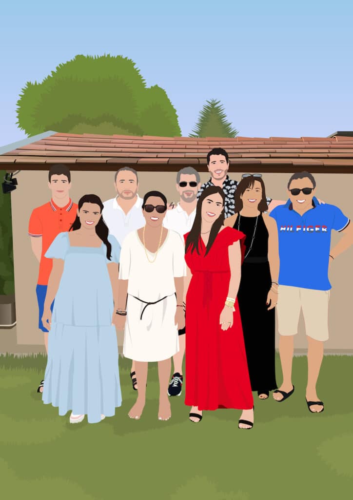 personnalisation affiche famille