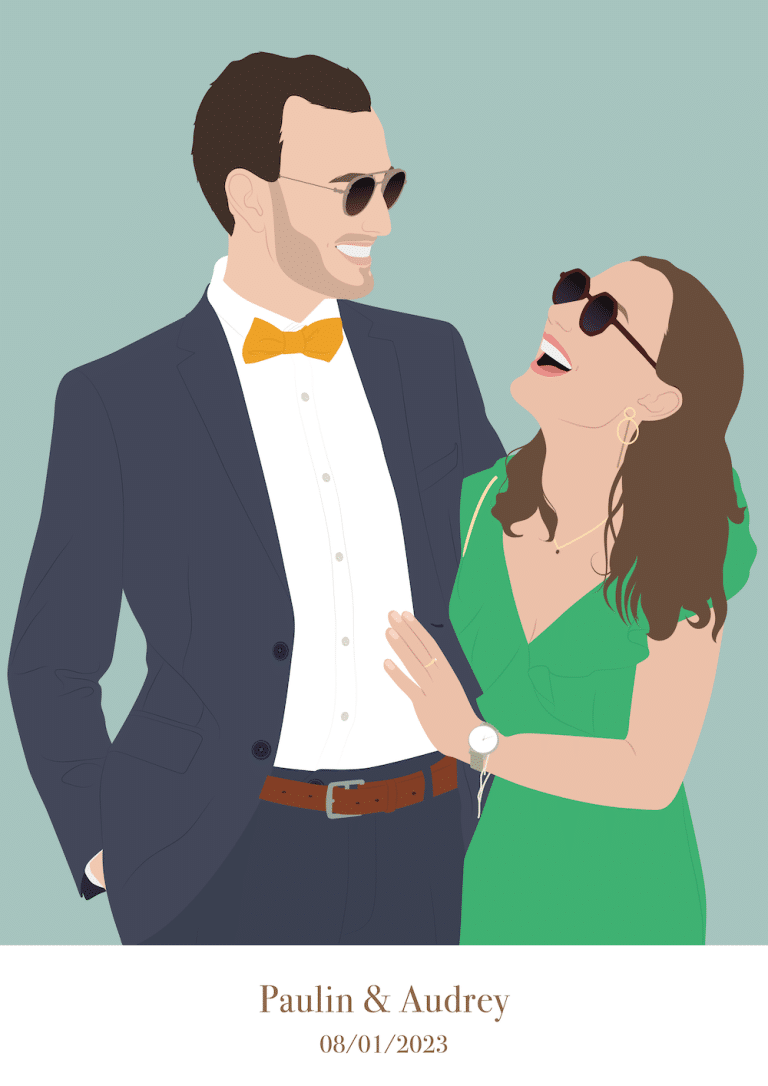 tableau personnalisé couple